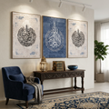 Triptych Al-Mu'awwidhat Artwork